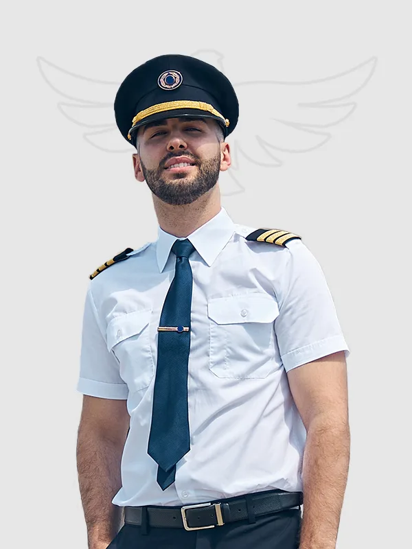 Cheerful Male Pilot Standing Outdoors In Airfield Kg53t58v | Desarrollo